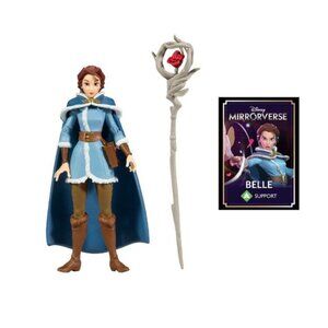 McFarlane Toys Disney Mirrorverse, 5” Belle Support. Wave 1 New On Card